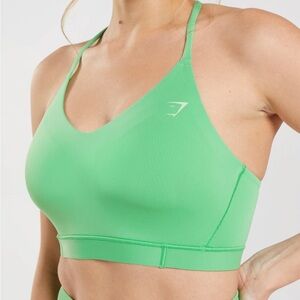 Gymshark Studio Sports Bra - Apple Green Small